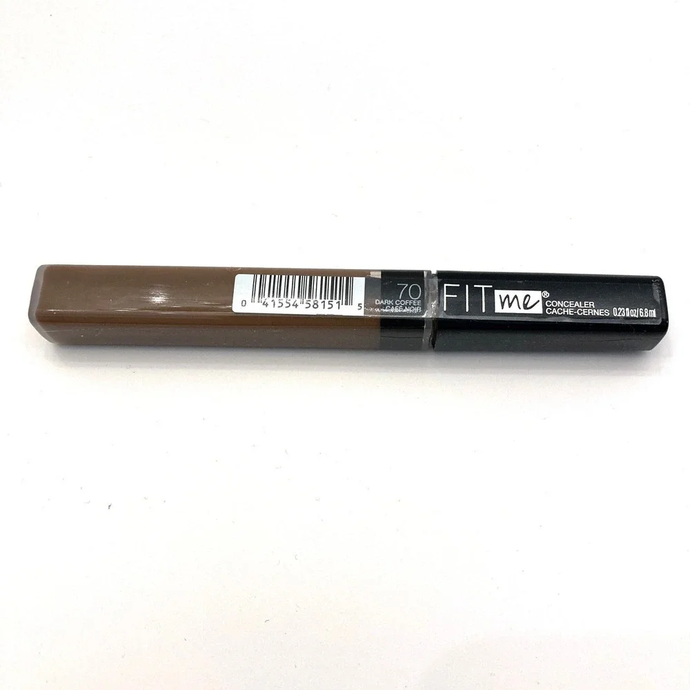 Maybelline Fit Me Concealer Oil Free Liquid -‎ 070 - Dark Coffee - NEW